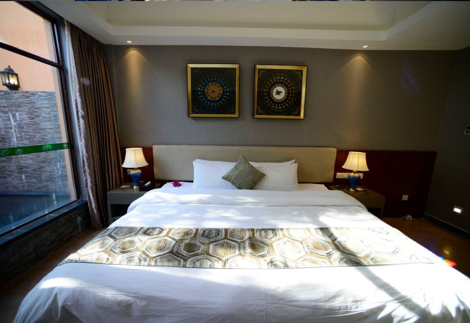 半山别墅花园大床房|独立温泉池