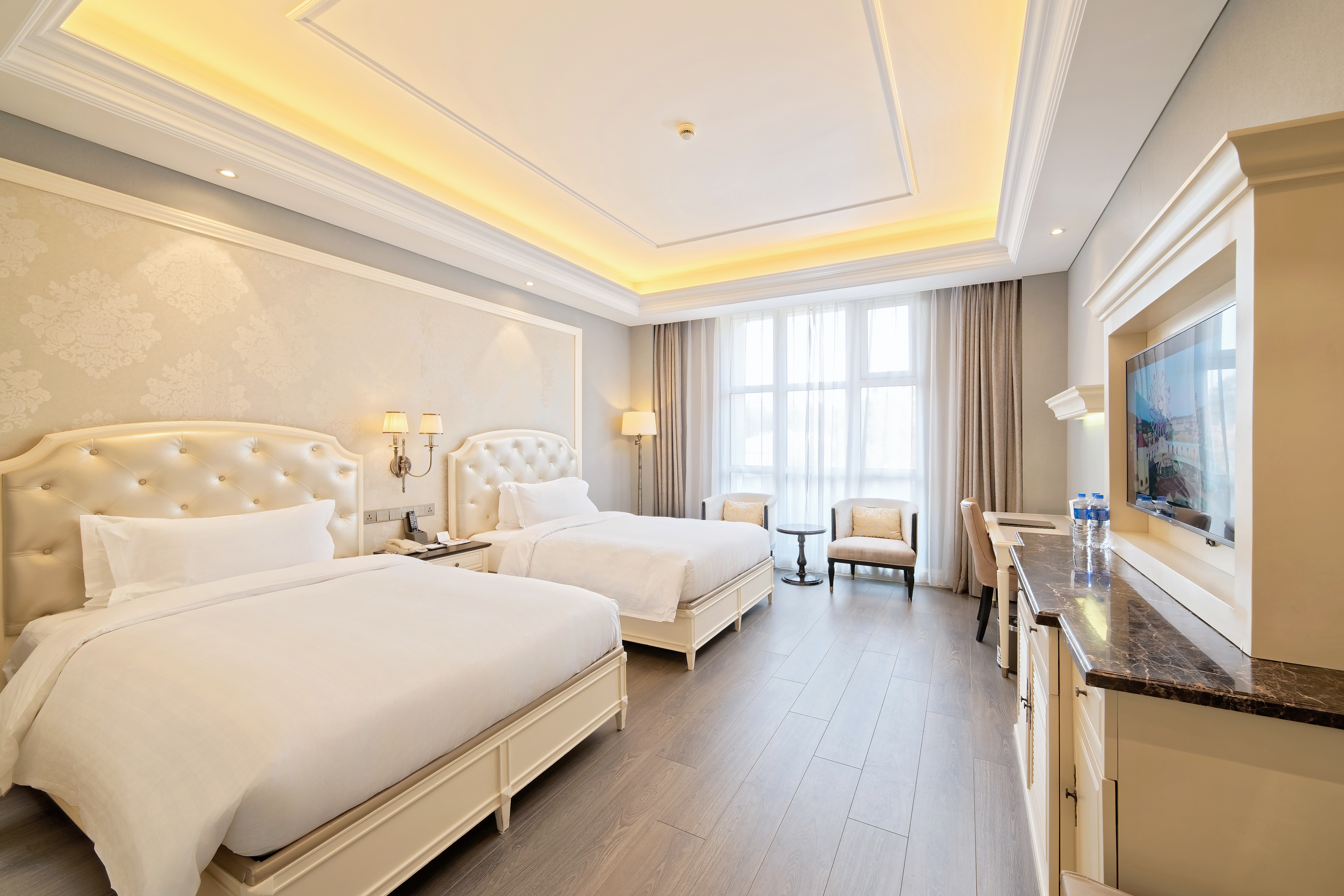 豪華景觀雙床房