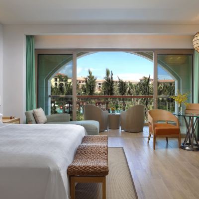 高級豪華大床房 三亞海棠灣喜來登度假酒店優惠