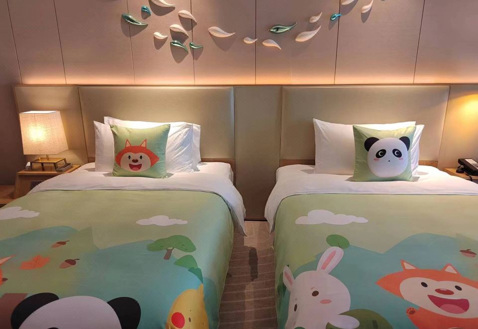 動物派對親子雙床房