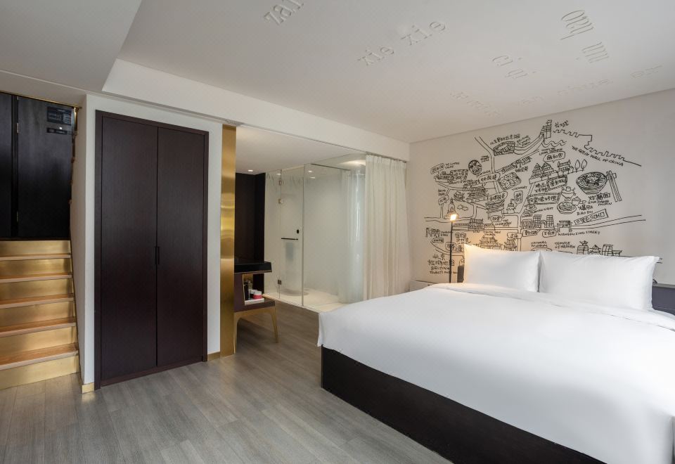 CitiGO Hotel Nanluoguxiang BeijingHuange Superior Loft Suite (Double Layer, Two Double Beds)