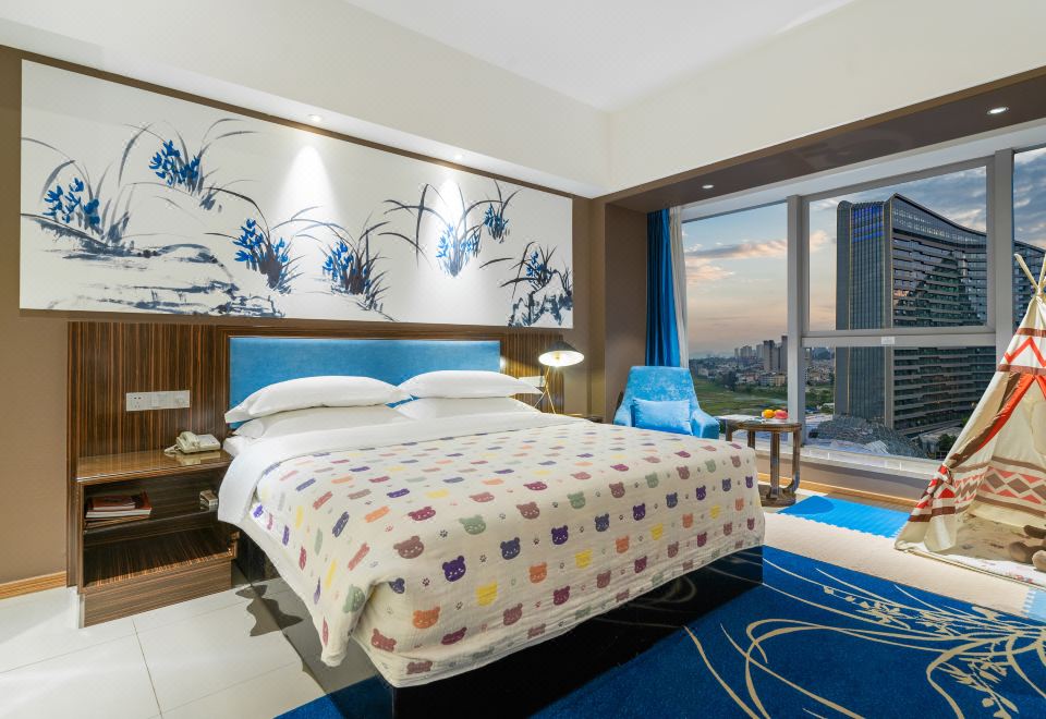 亲子大床房（小童帐篷+小童浴袍+玩偶+小童洗漱用品）