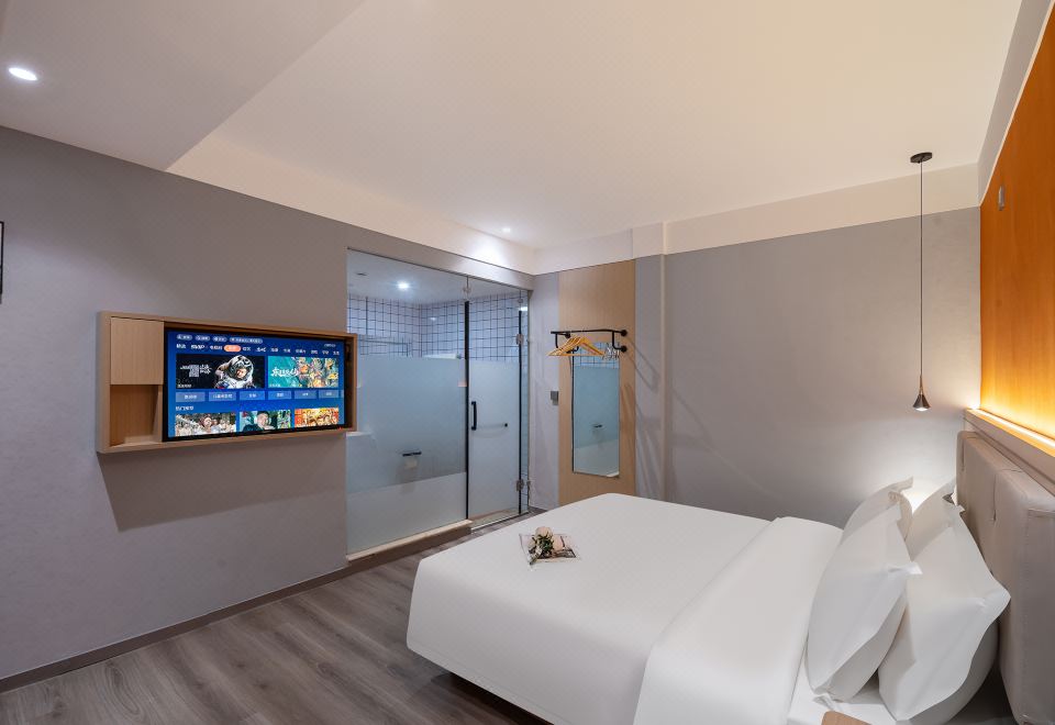 优雅丨蜜柚大床房（记忆.羽绒双枕+深睡眠床垫）