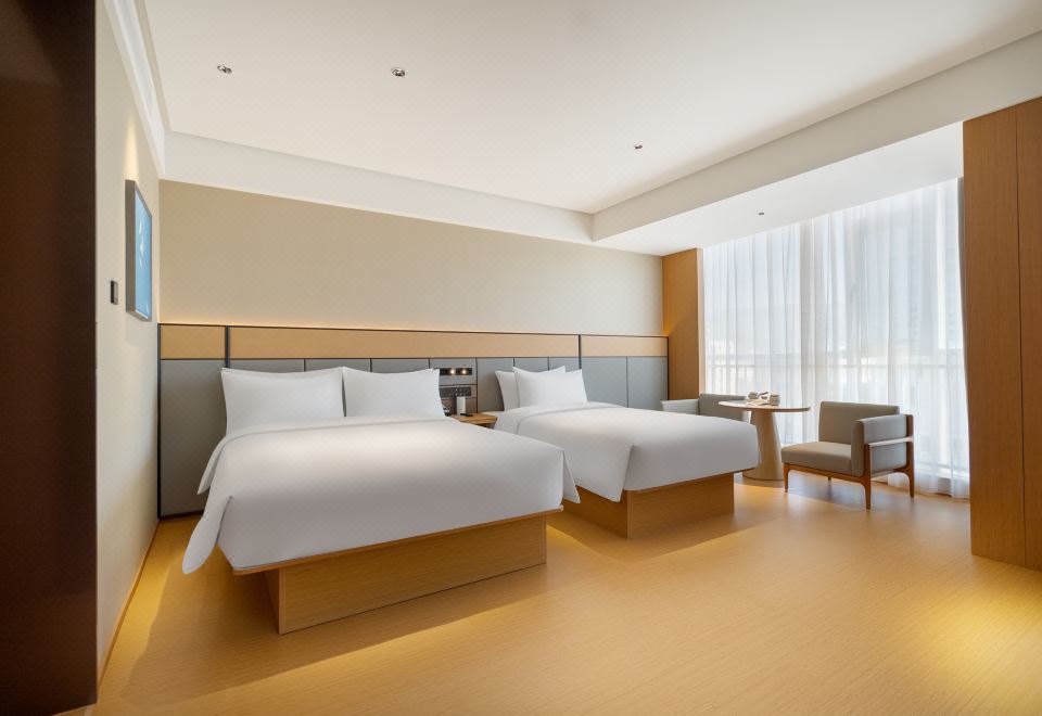 亲子房【一大一小双床|金可儿床垫|小冰箱】