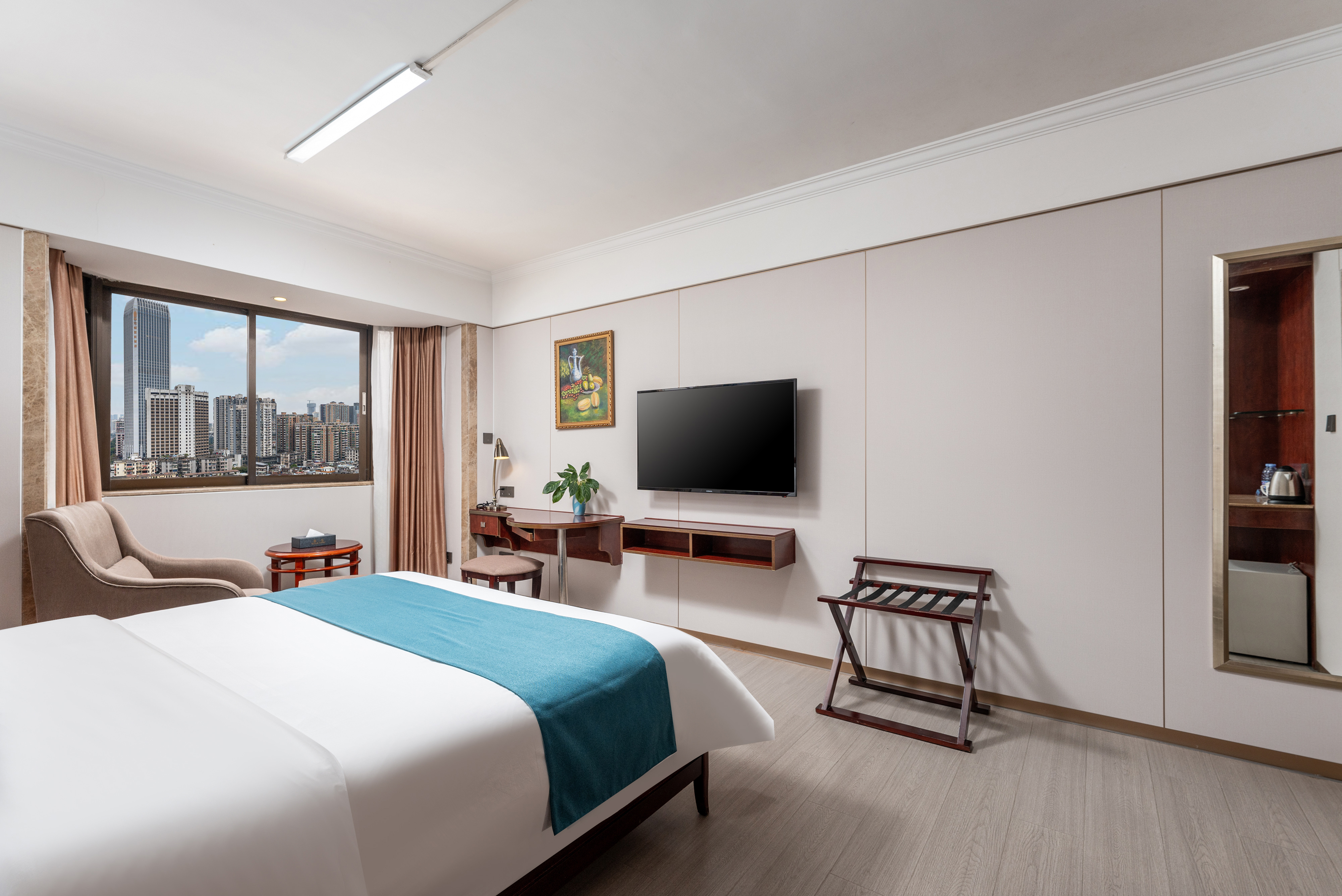 行政大床房【優選|高空城景+深睡枕+冰箱】