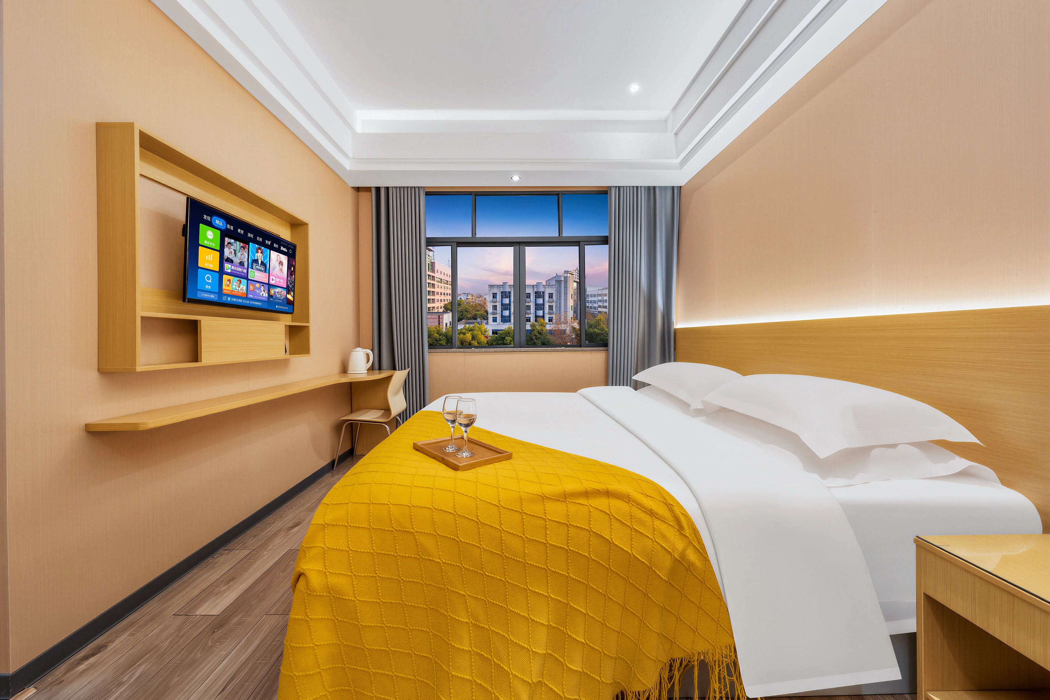 商务大床房【空气循环+5A防蟎床垫+采光通透】