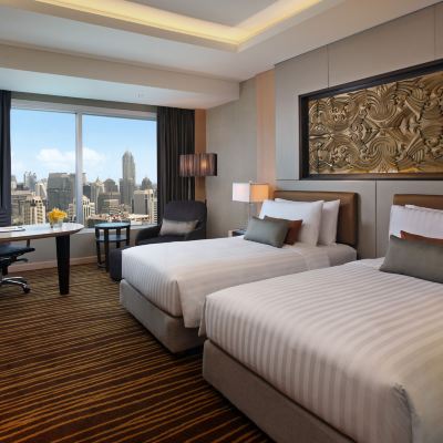 天際景至尊豪華雙床房 曼谷阿瑪瑞水門飯店優惠