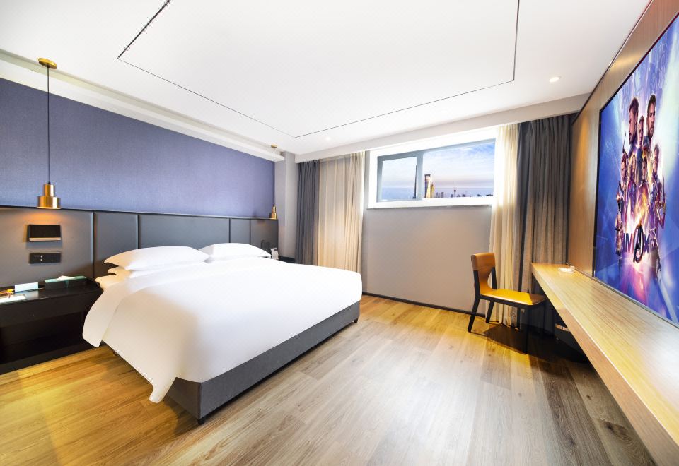 Smart Room (Double Bed)-Mobile Screen Mirroring&fully Intelligent Voice Manager