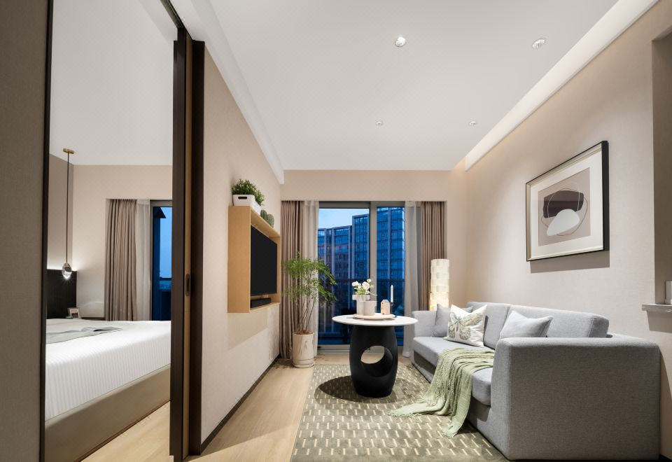 一房豪华套房（洗烘机+冰箱+投屏）