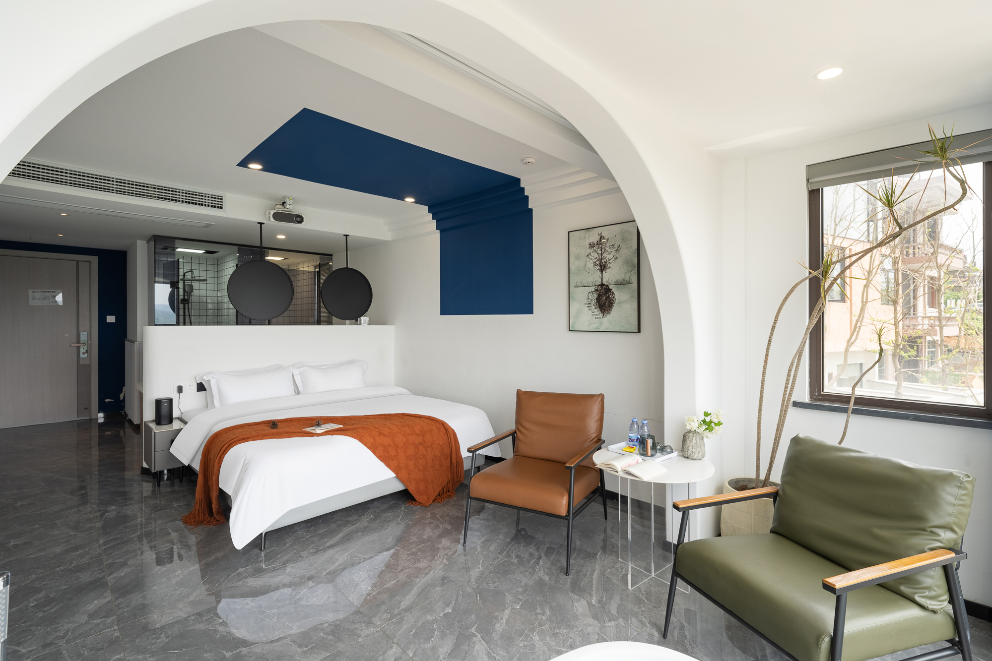 Ins风·云海山景大床房