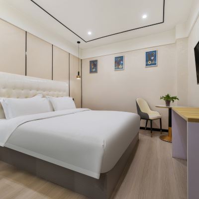 特價大床房（無窗） 渠縣煒岸酒店優惠