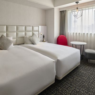 標準樓層雙床房（僅淋浴） 札幌十字飯店優惠