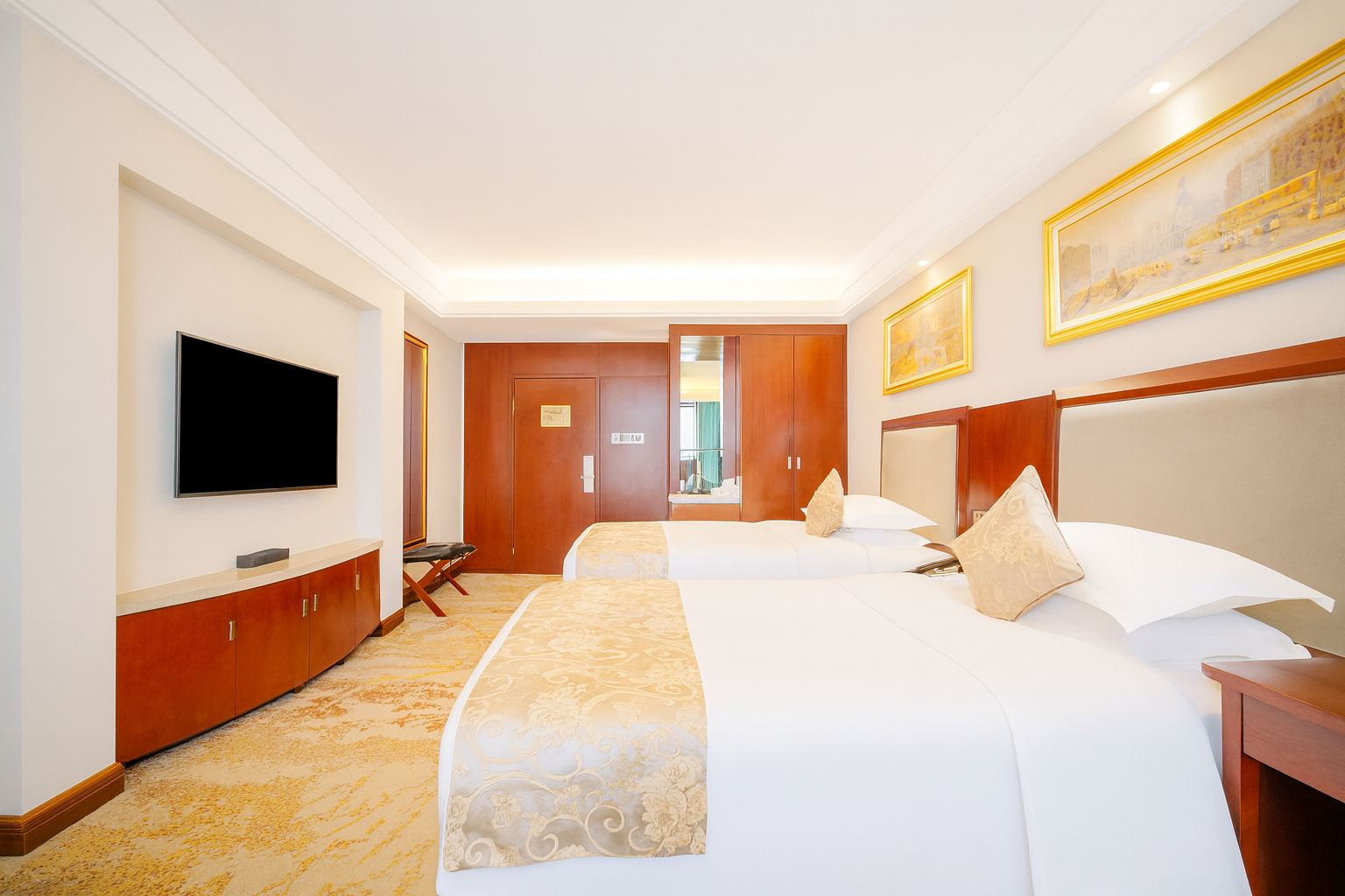 巴黎尊選雙床房·豪華浴缸·潤境加濕器