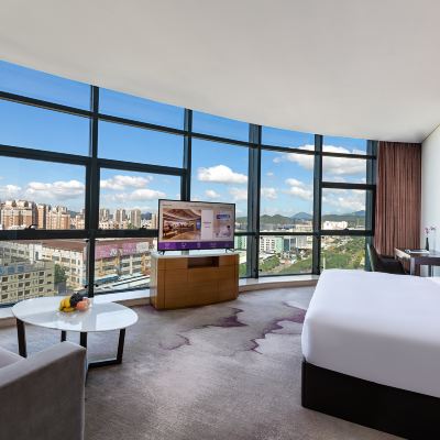 景觀浴缸大床房（舒適180°落地窗—景觀城景） 深圳坤宜美居飯店優惠