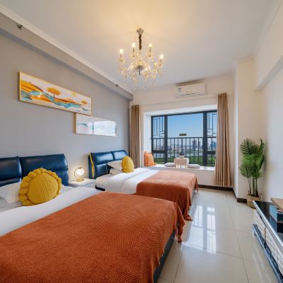 豪華江景雙床房 園藝飯店公寓（廣州琶洲國際會展店）優惠