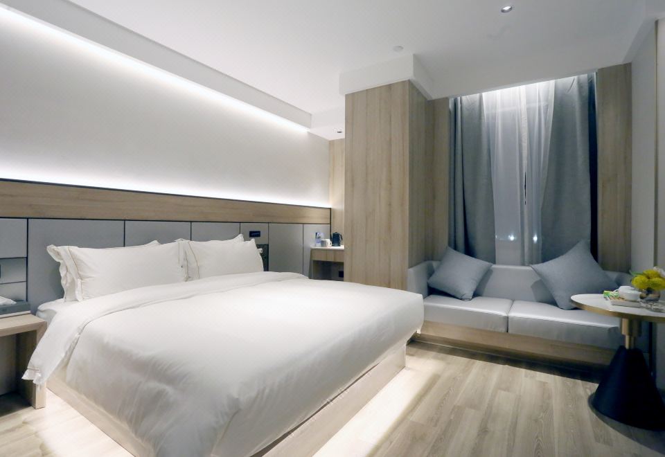 几木大床房（办公优选+明亮通透+手机投屏）