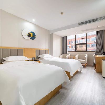 高級雙床房（慕思床墊+空氣凈化器） 廈門亨龍花園飯店優惠