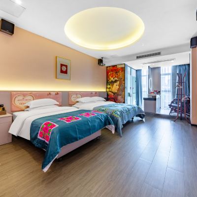 智能家庭房·歡知（智能客控+IMAX觀影大屏） 56新房酒店（海口萬國大都會店）優惠