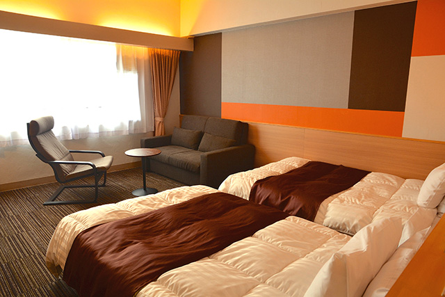 标准双床房 禁烟