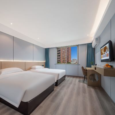 曼享豪華雙床房 曼居飯店（金華站嘉恆店）優惠