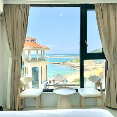 純白·海景大床房 珠海海韻公寓優惠