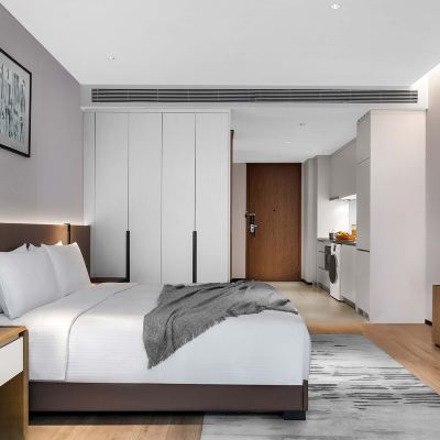 豪華單房公寓 ‖洗烘一體+絲漣床墊『酣然好眠』 成都盛捷高新服務公寓優惠