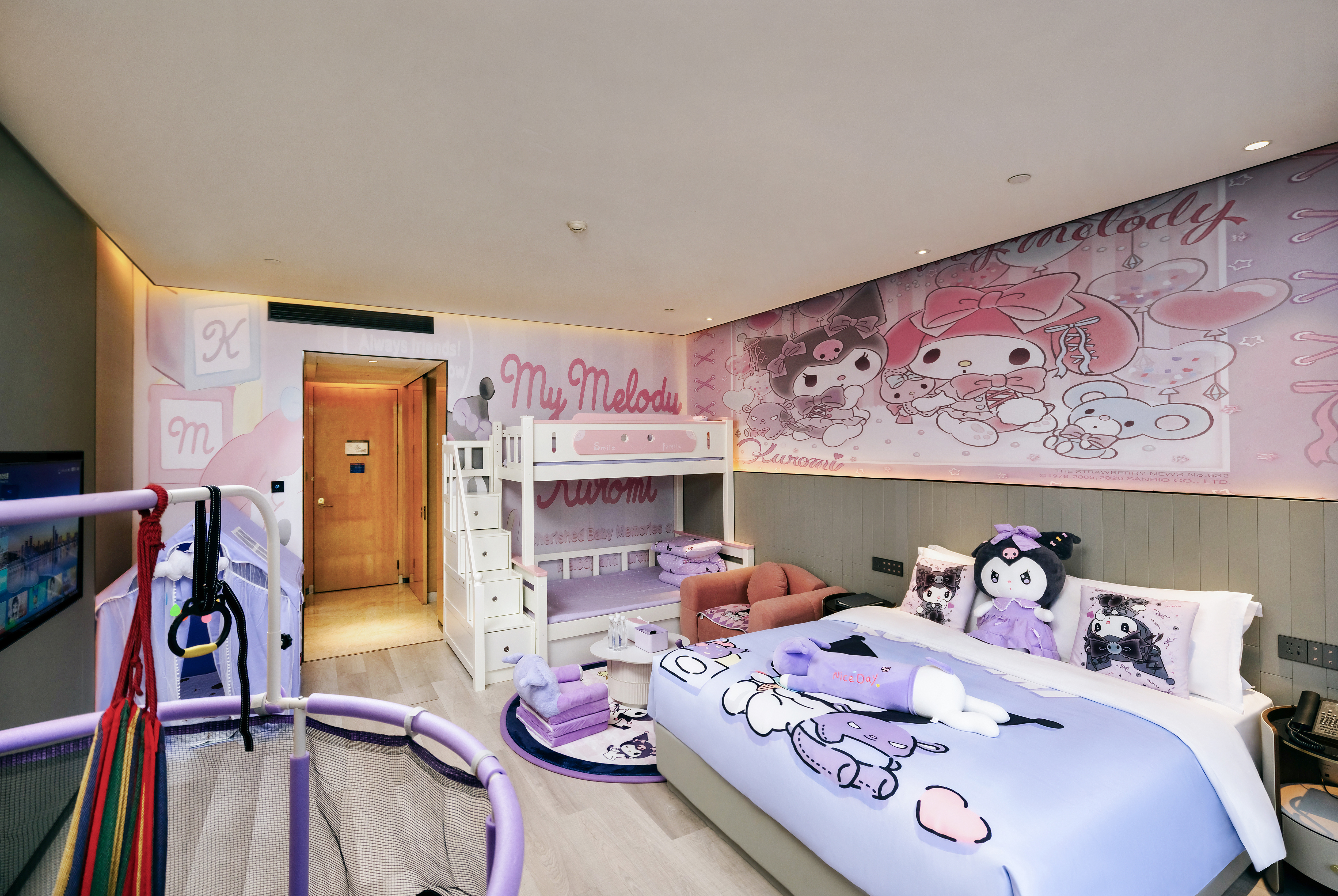 庫洛米主題親子房