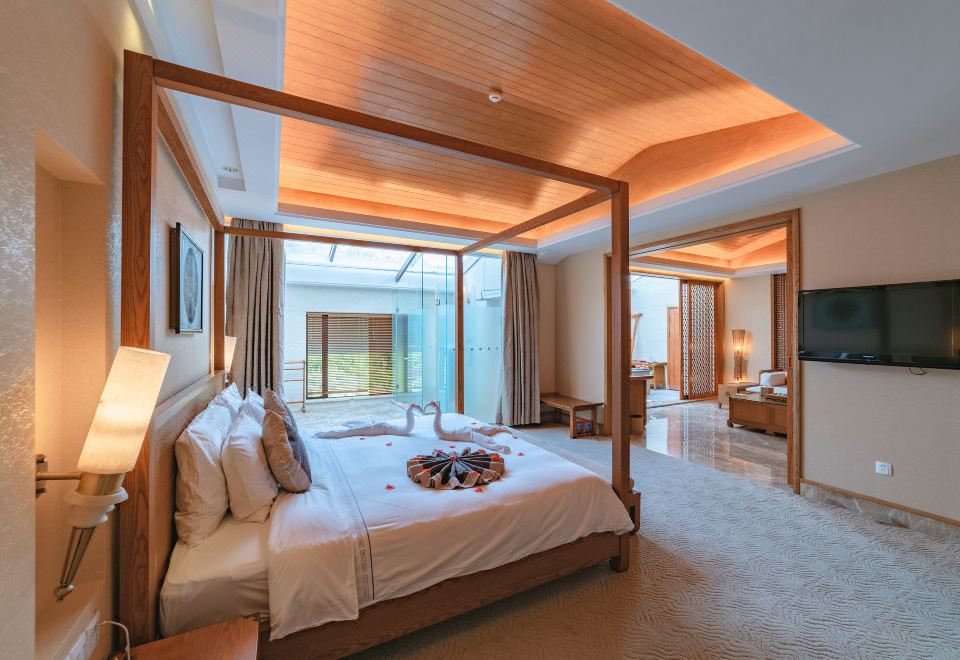 赏月套房-高层天窗-私汤泡池-超大客厅