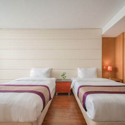 高級全景雙床房 中青旅山水設計師酒店東城萬達廣場店優惠