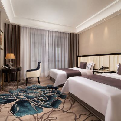 高級特惠雙床房-高速WIFI-深泡浴缸-全景落地窗 深圳億民平安國際酒店優惠