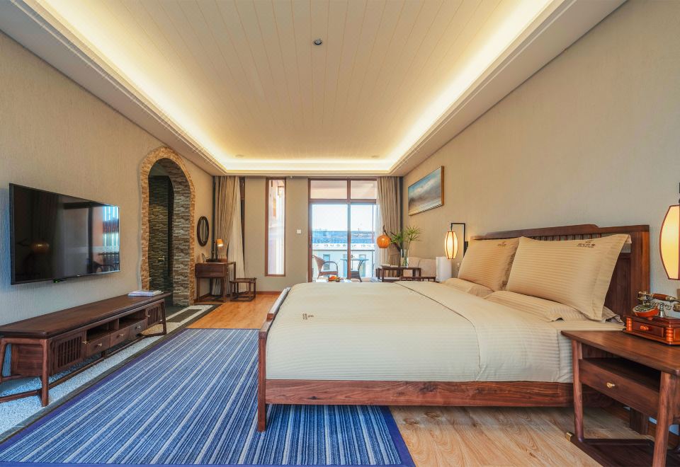 景观花园露台大床套房