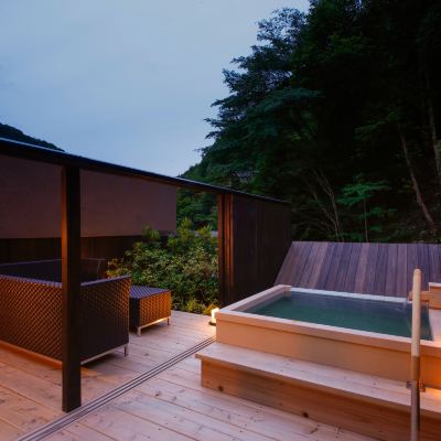 露天風呂付き和洋室タイプF 湯山荘 阿讃琴南 クーポン