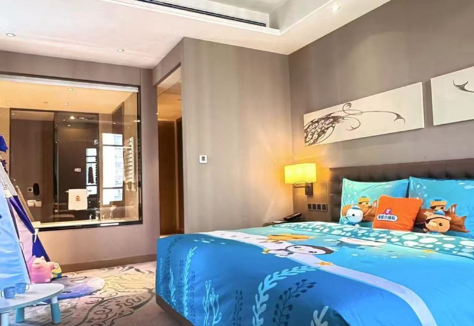 海底小纵队亲子大床房（小童帐篷+小童马桶+小童护栏）