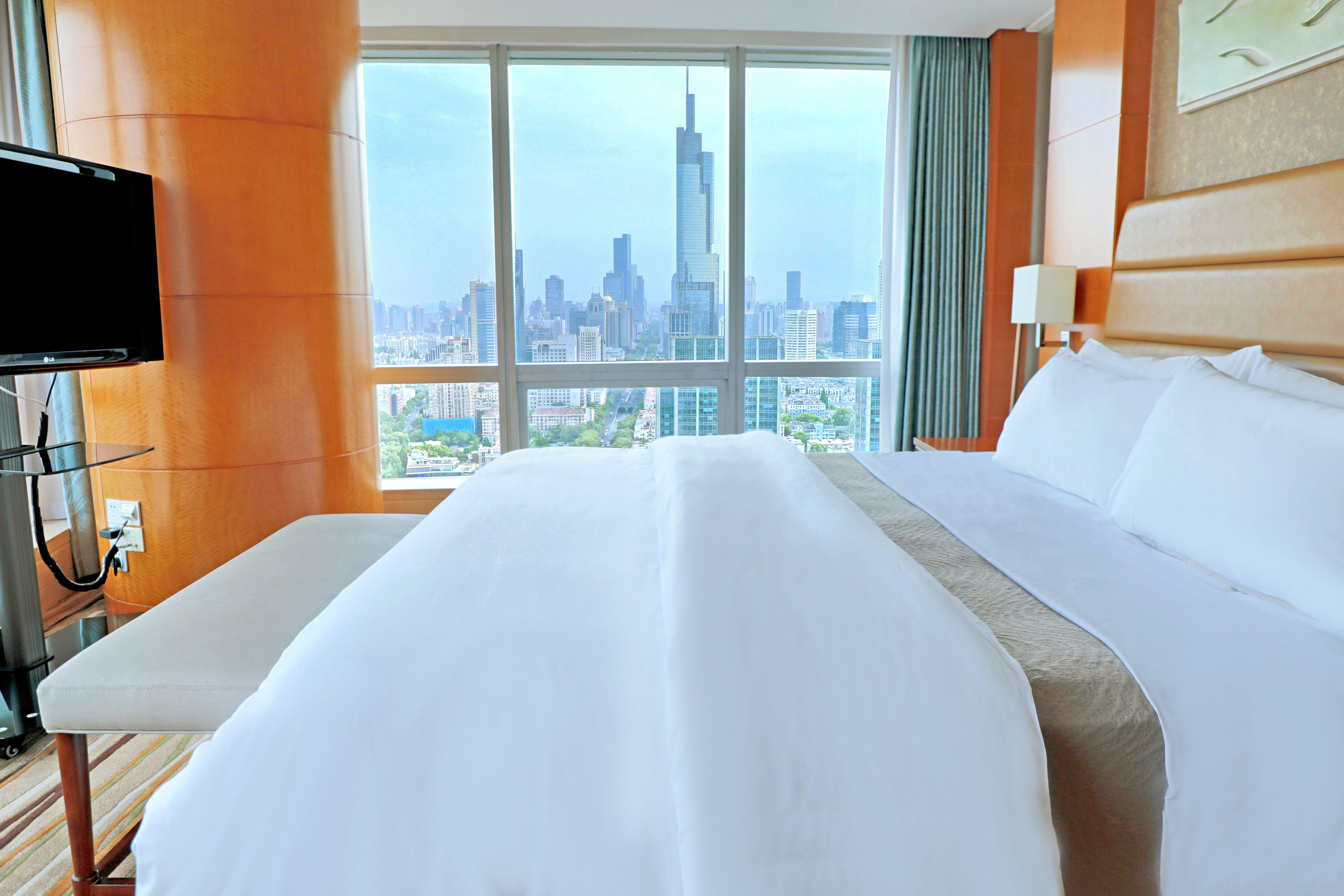 270°湖景日出超大套房·坐拥紫金山玄武湖·摩登金陵城