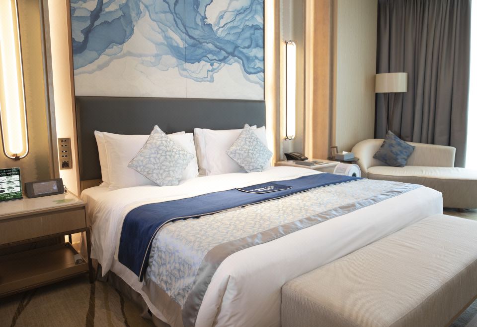 3D AI易眠城景大床房-智能床垫-安心睡眠