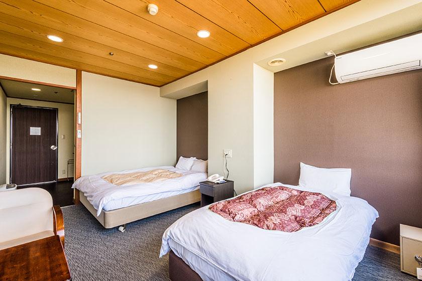 经济双床房，带室内浴缸，禁烟