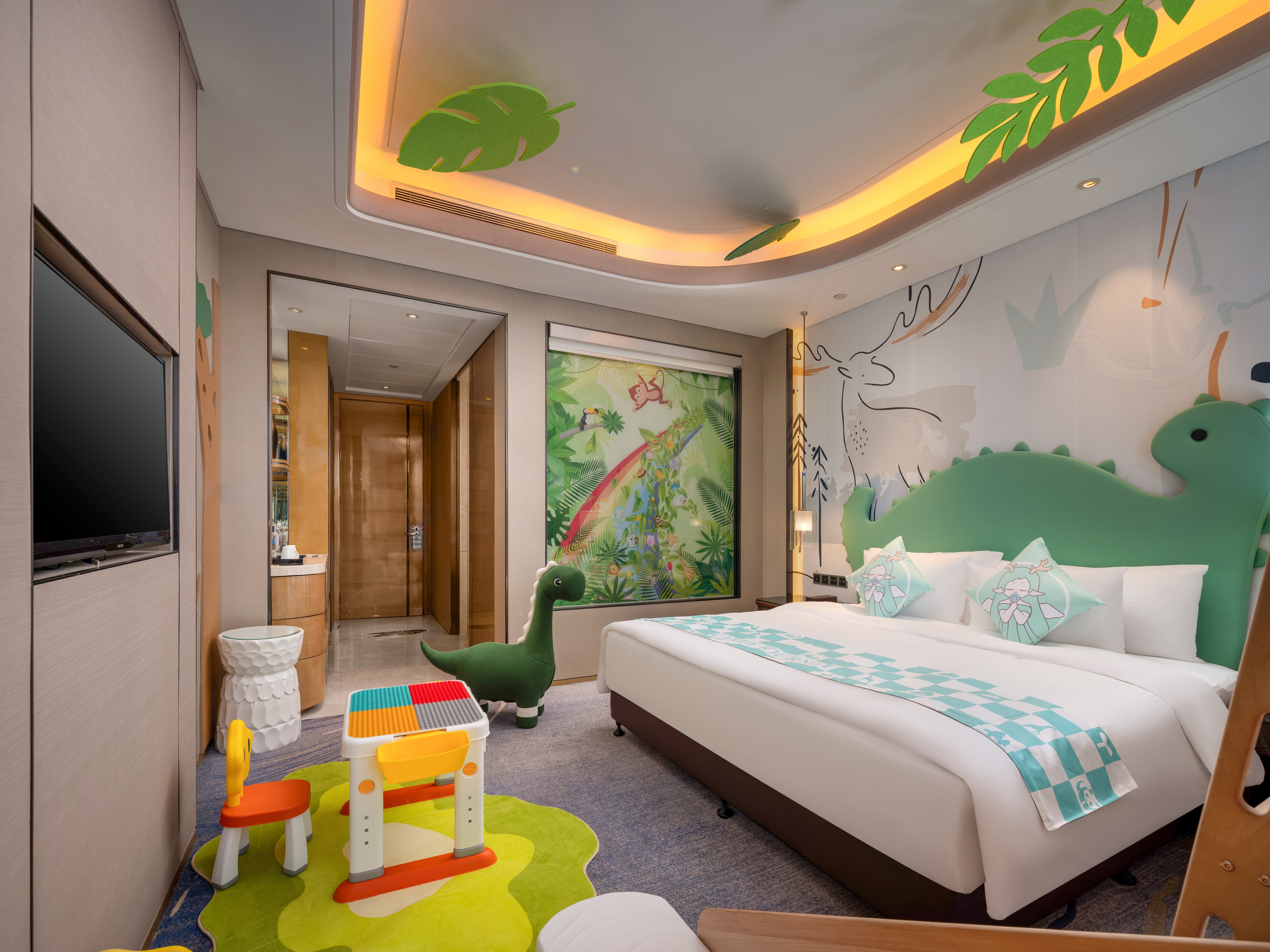 梦游XIAN境上下铺滑梯床