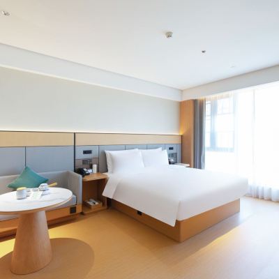 商務大床房[M3記憶枕+智能馬桶] 全季飯店（武漢光谷六路地鐵站店）優惠