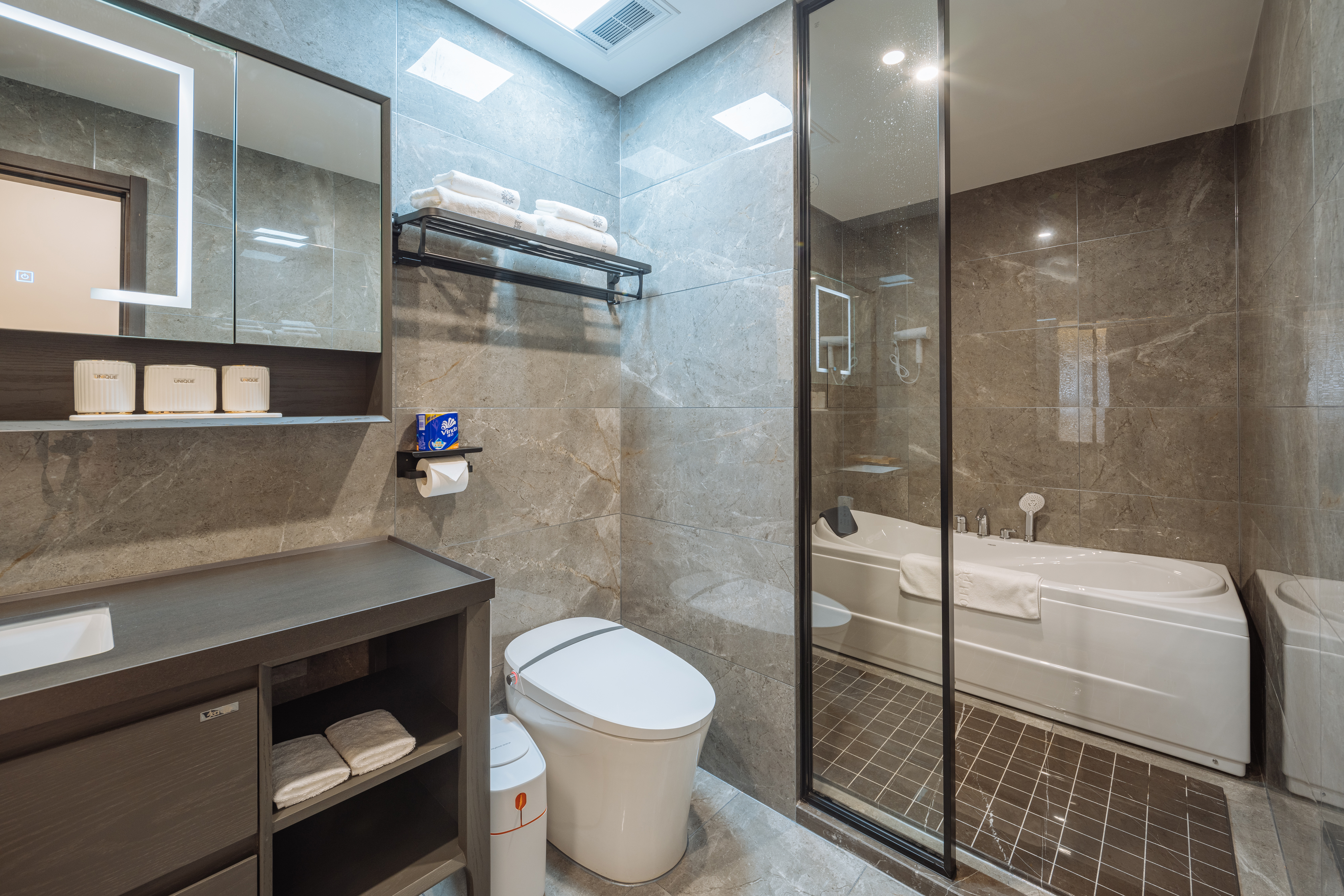 雅致茶案双床房-新风