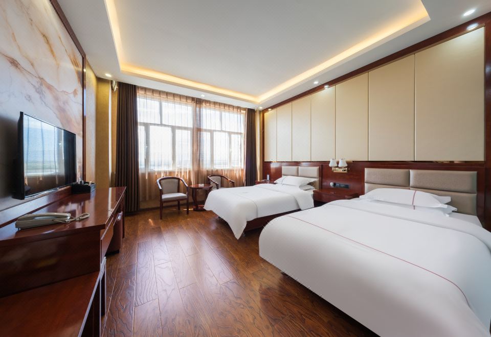 高級木質雙床房