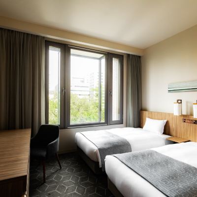 翻新公園景經濟雙床房-禁煙 札幌大通公園景觀酒店優惠