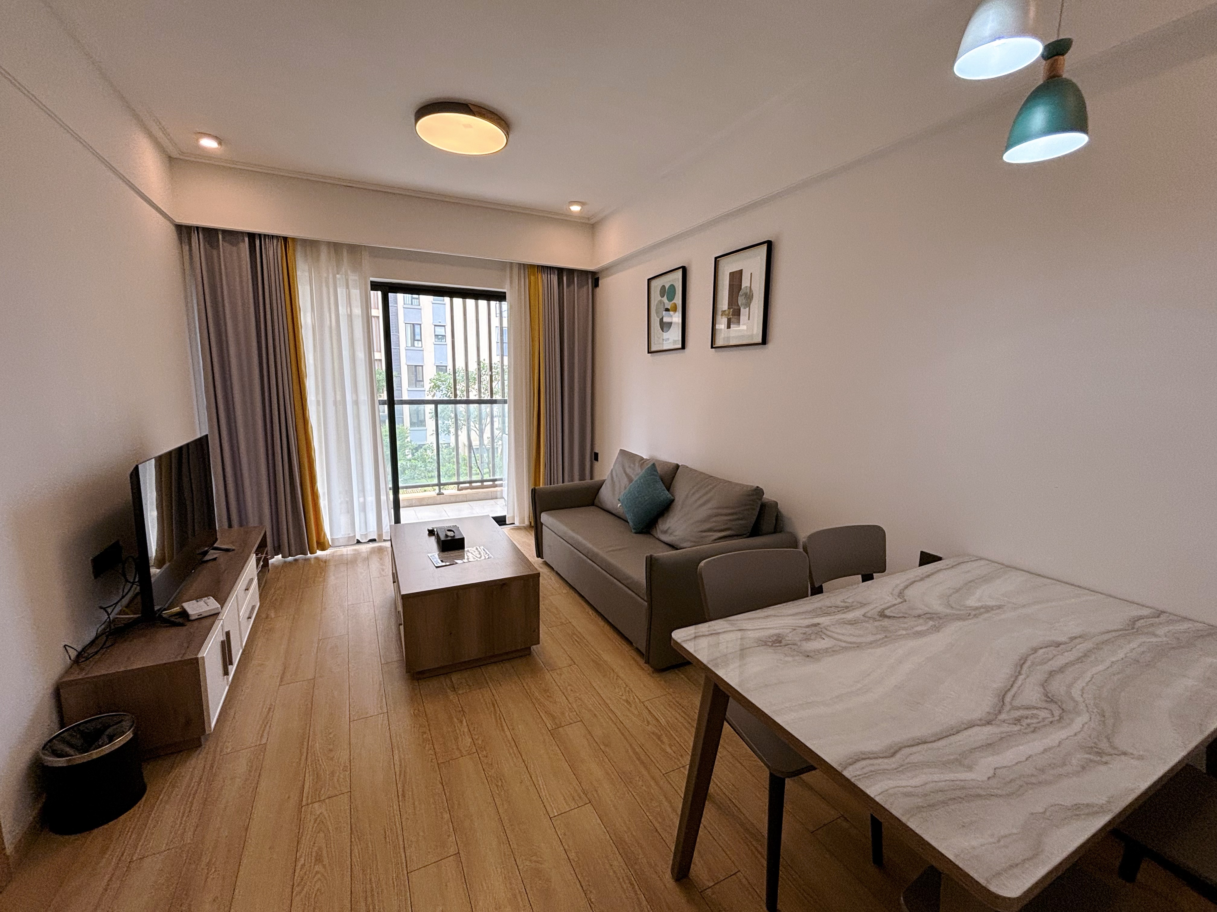 豪华家庭二室套房（阳台+冰箱+洗衣机）