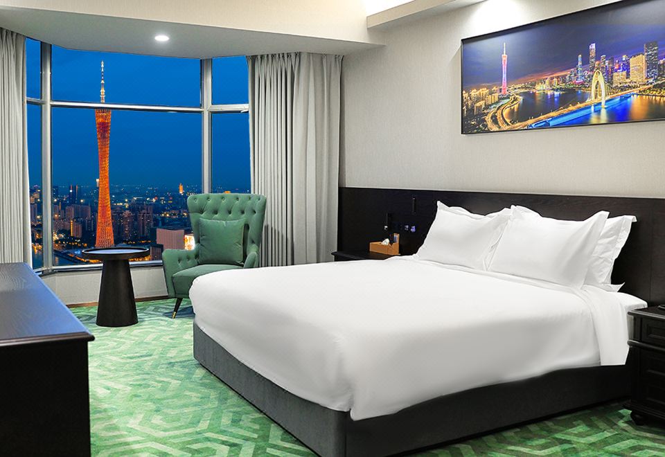 晟美广州塔景观大床房（沿江美景）