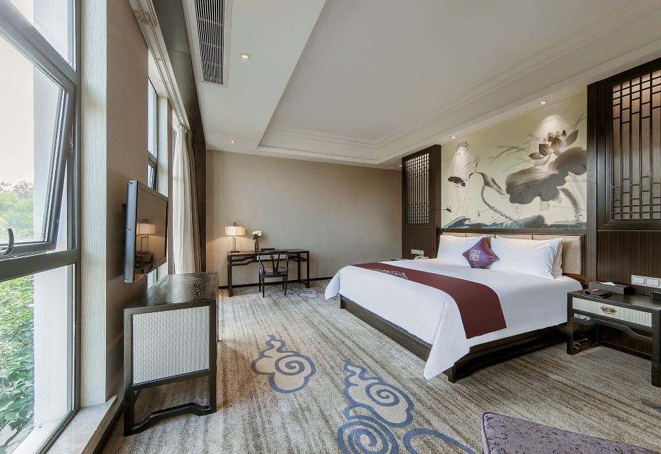 古驛園景棋牌大床房