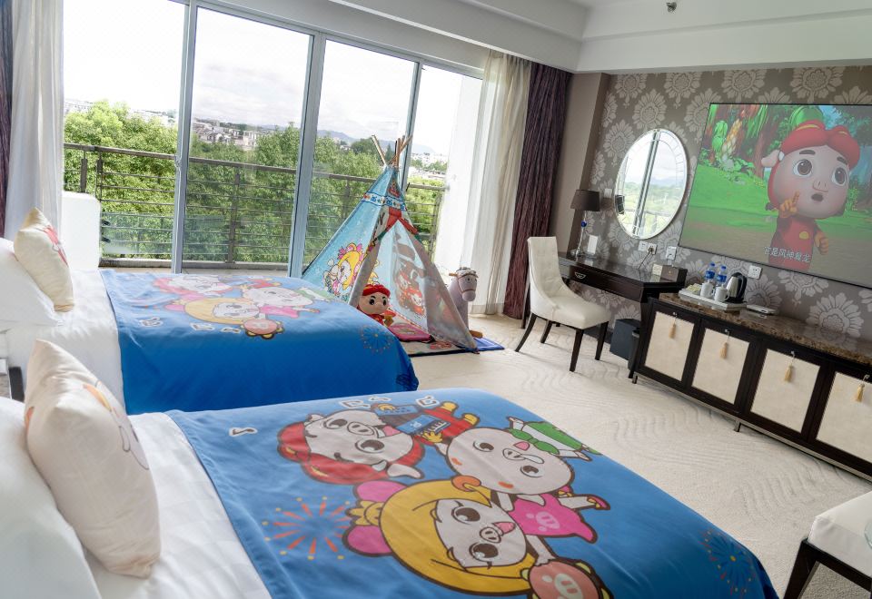5號樓?動漫影院親子雙床房