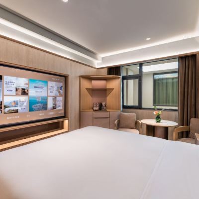 大床房A（人體感應＋城市夜景） 桔子水晶杭州武林廣場銀泰飯店優惠