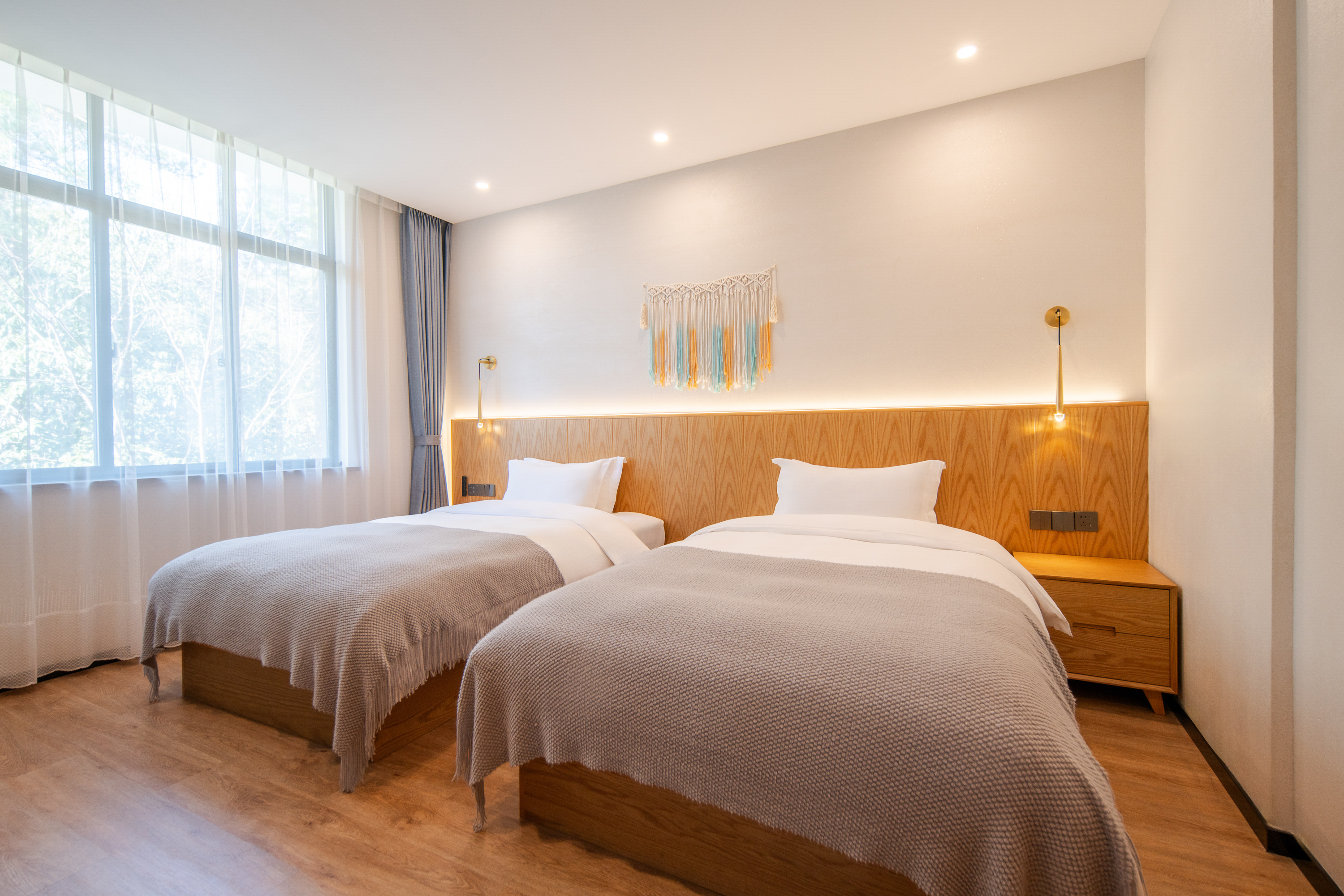 隐秋·园景浴缸双床房