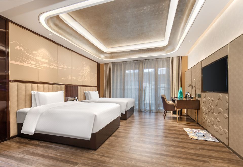 别墅萌宠双床房