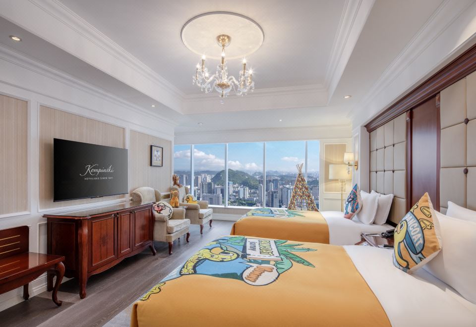 Kempinski Hotel GuiyangPanku Family Room (Twin Beds) With Smart Toilet And Smart Projection TV