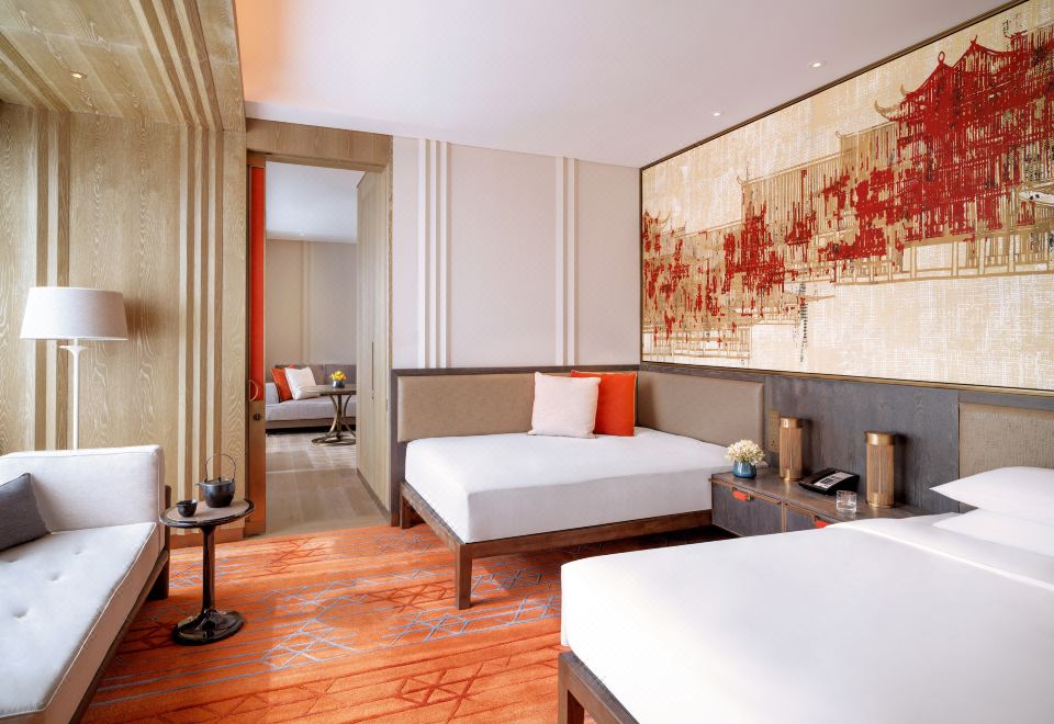 Grand Hyatt XianPremier Deluxe Twin Room | Chang'an Sunset View